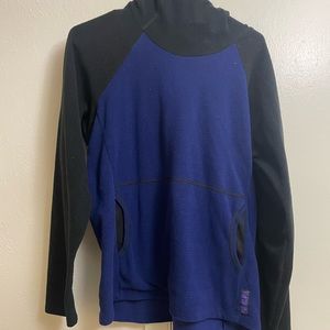 Melazana, blue and black